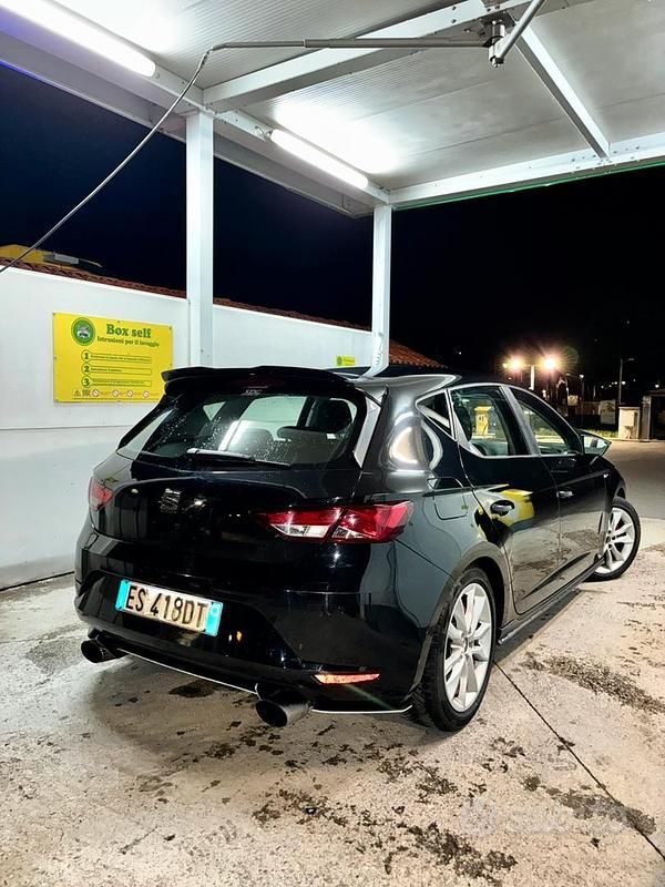 Usata Seat Leon 160 CV (117 kW) 2013 Nero Berlina