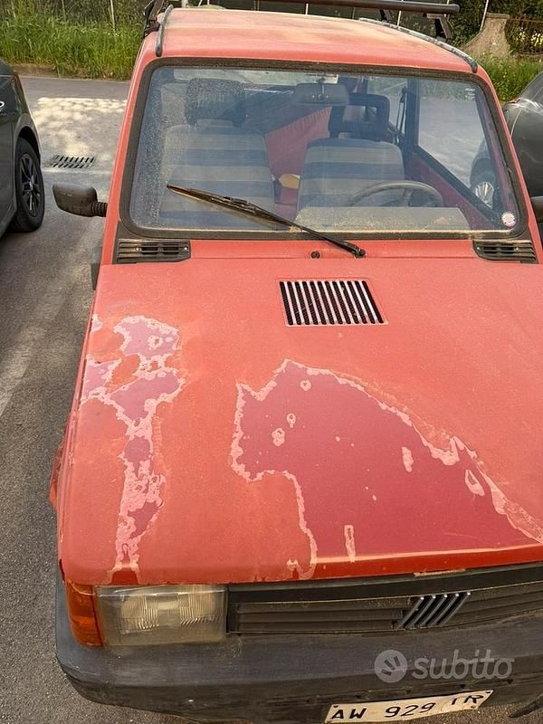 Usata Fiat Panda 39 CV (28 kW) 1998 Rosso Berlina