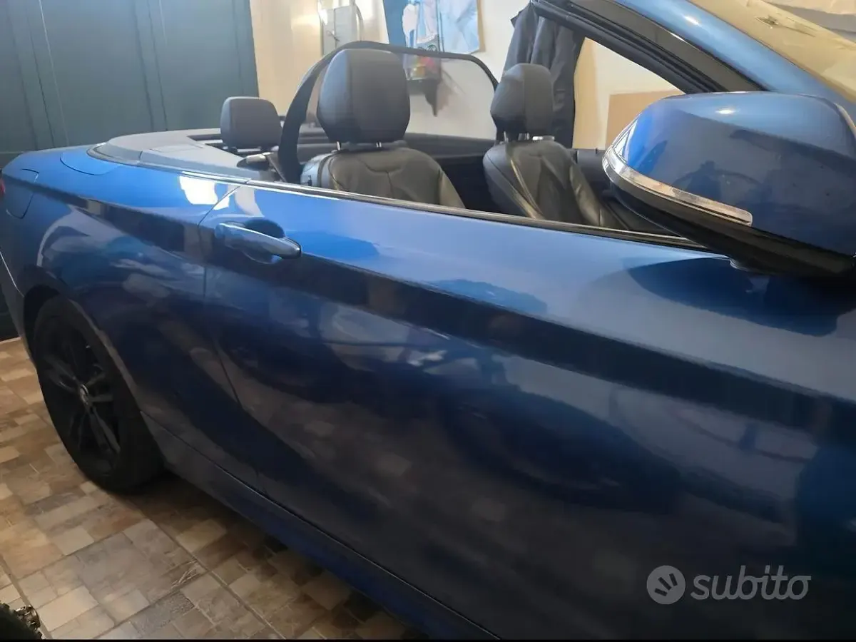 Usata BMW 218 M Sport 150 CV (110 kW) 2019 Bluazzurro Cabrio