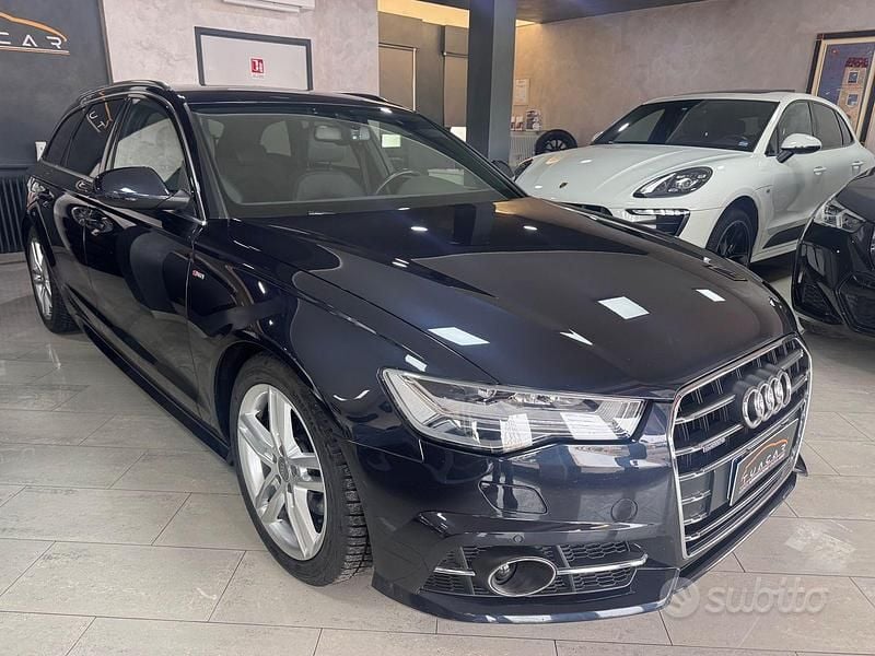 Usata Audi A6 S-Line 190 CV (139 kW) 2018 Blu Station wagon