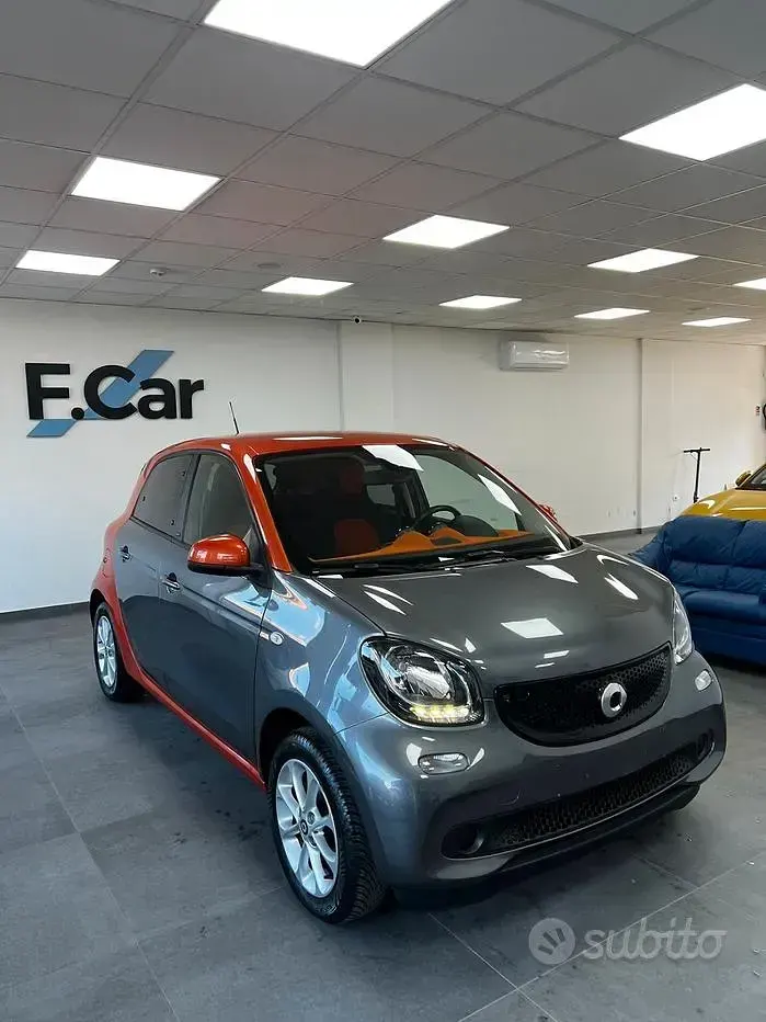 Usata Smart ForFour Passion 71 CV (52 kW) 2018 Grigio Utilitaria