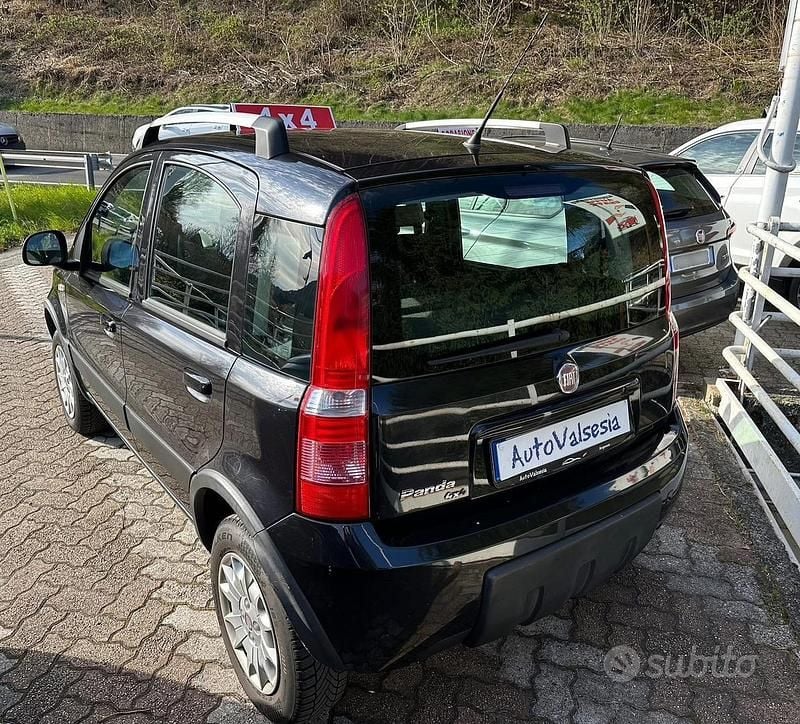 Usata Fiat Panda 2011 Nero Utilitaria