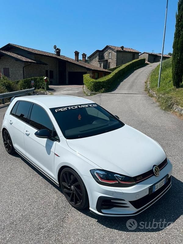 Usata VW Golf VII GTI 245 CV (180 kW) 2019 Bianco Berlina
