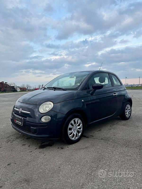 Usata Fiat 500 69 CV (50 kW) 2009 Blu Cabrio