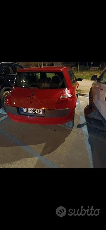Usata Renault Mégane II 2007 Rosso Berlina
