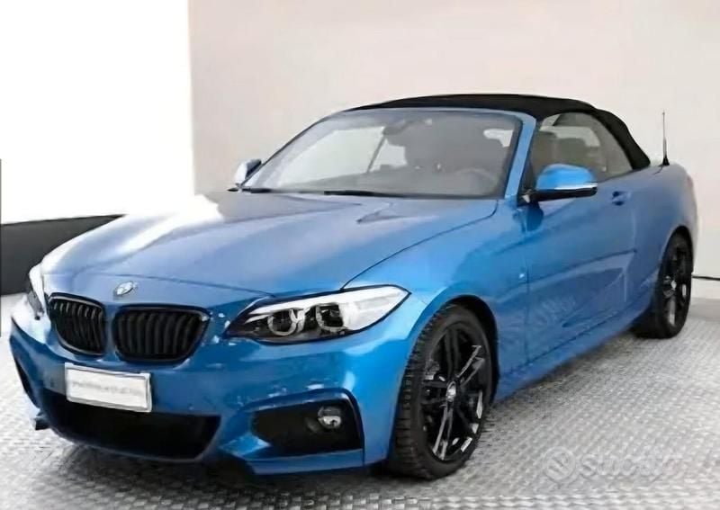 Usata BMW 218 150 CV (110 kW) 2019 Blu Cabrio