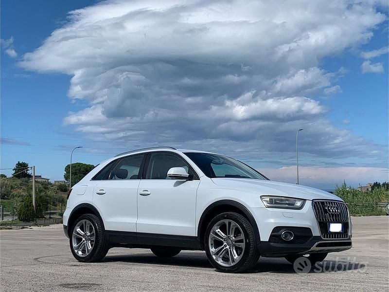 Usata Audi Q3 Advanced Plus 140 CV (102 kW) 2013 Bianco SUV