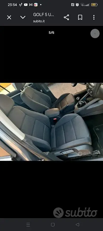 Usata VW Golf V 115 CV (84 kW) 2007 Berlina