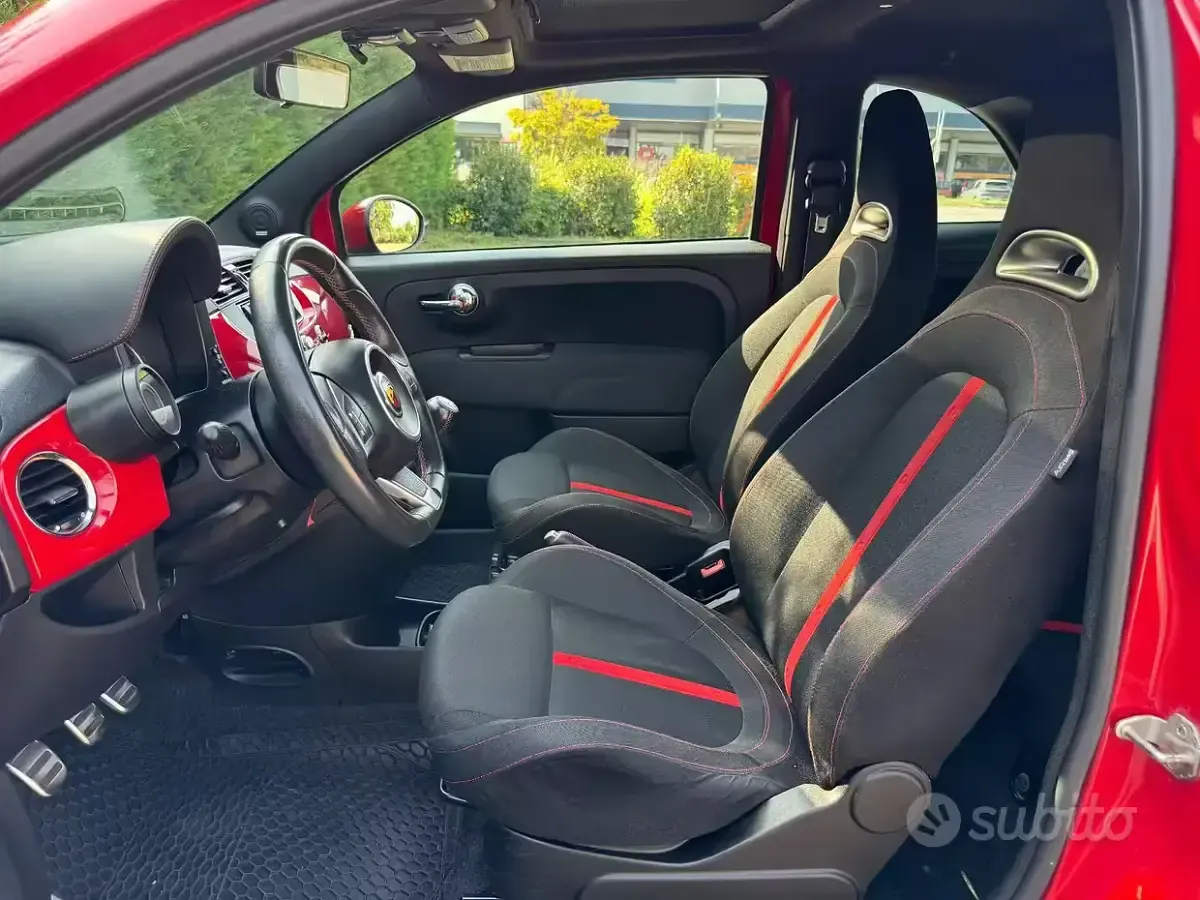 Usata Fiat 500 Abarth 135 CV (99 kW) 2010 Rosso Utilitaria
