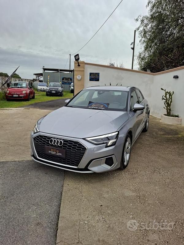 Usata Audi A3 Comfort 150 CV (110 kW) 2020 Grigio Berlina