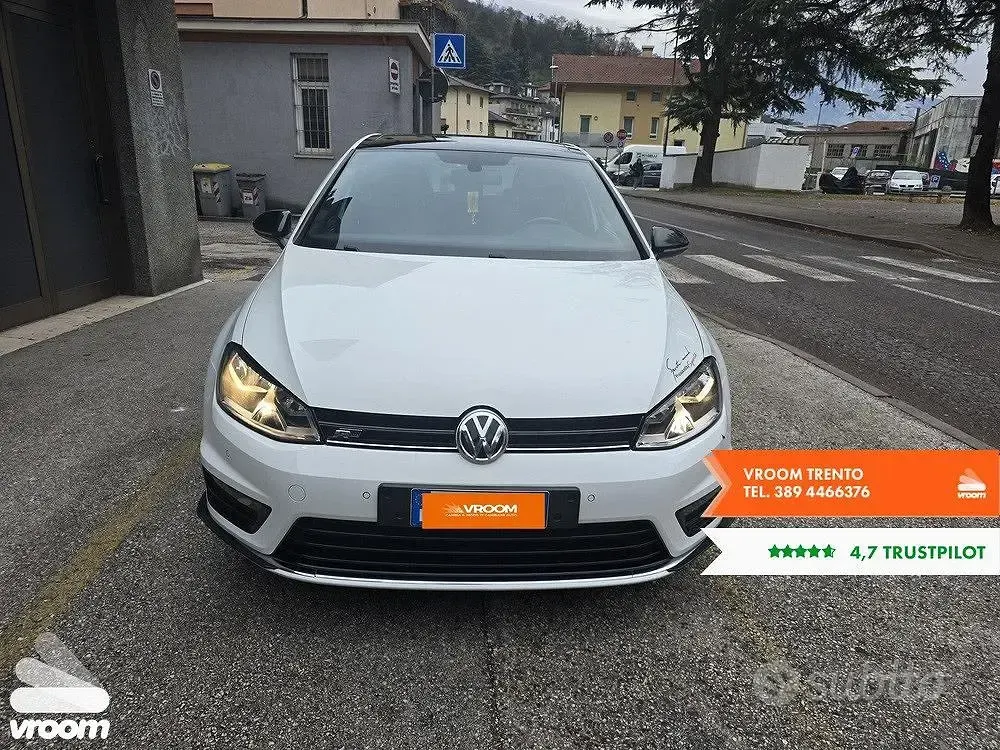 Usata VW Golf VII 110 CV (80 kW) 2016 Bianco Utilitaria