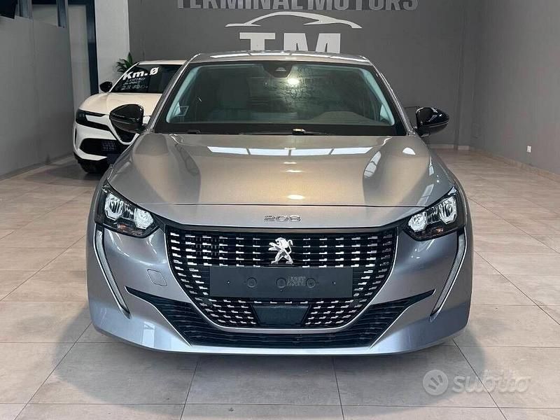 Usata Peugeot 208 Allure 101 CV (74 kW) 2022 Grigio Utilitaria