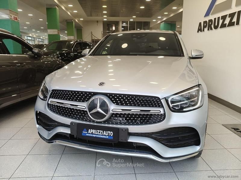 Usata Mercedes GLC300 Premium Plus 245 CV (180 kW) 2019 Argento Coupé