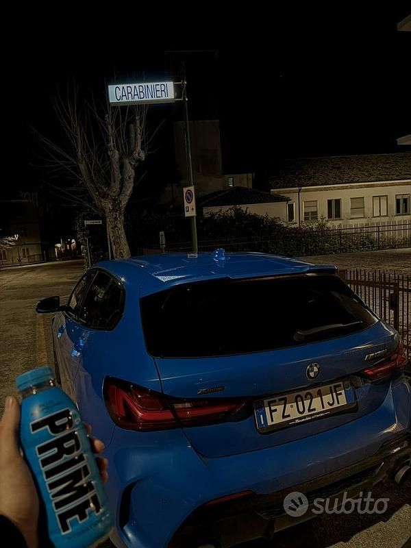 Usata BMW M135 306 CV (225 kW) 2019 Blu Utilitaria