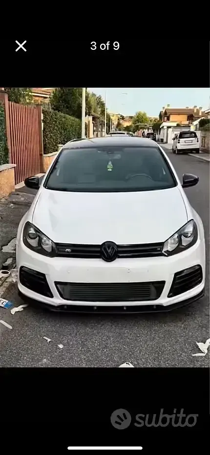 Usata VW Golf VI 210 CV (154 kW) 2010 Bianco Utilitaria