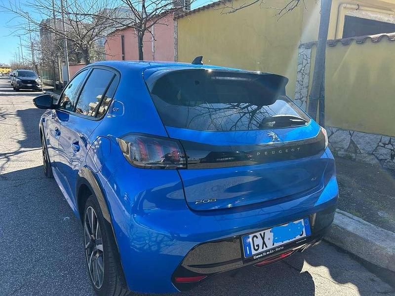 Usata Peugeot 208 GT-line 101 CV (74 kW) 2022 Blu/azzurro Utilitaria