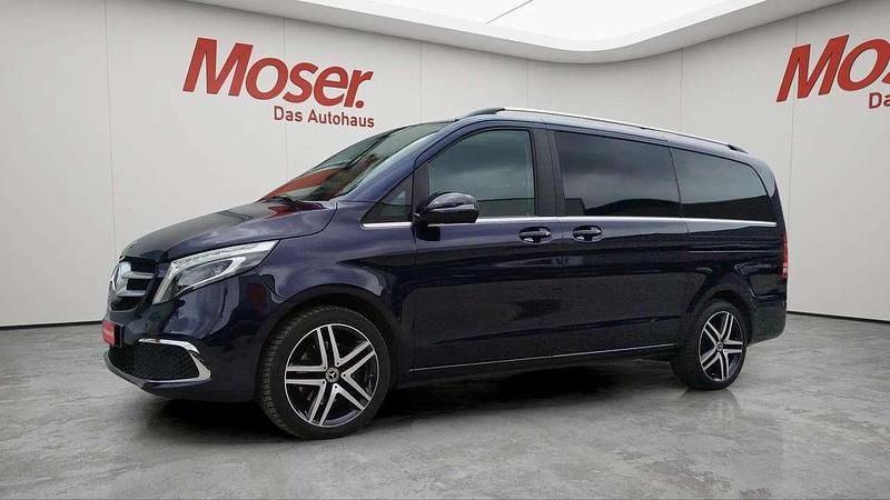 Usata Mercedes V250 Premium 190 CV (139 kW) 2020 Blu/azzurro Monovolume