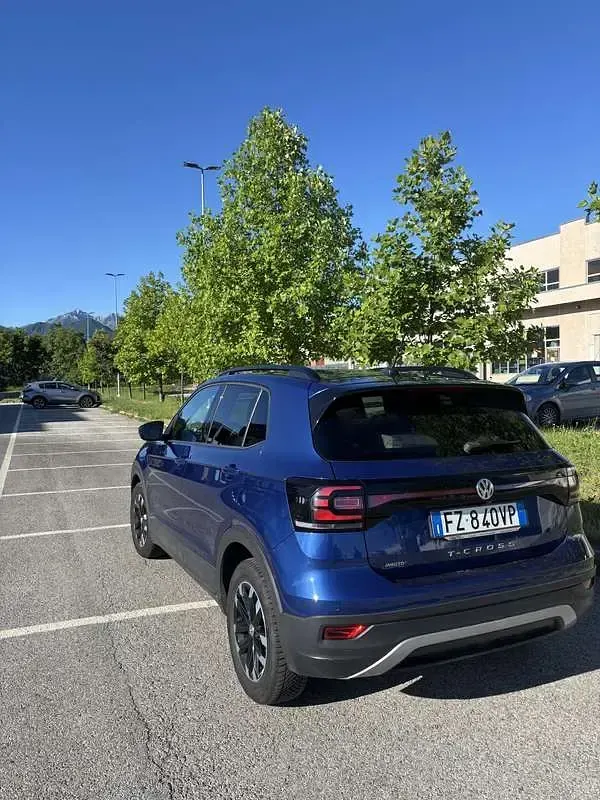 Usata VW T-Cross 95 CV (69 kW) 2020 Blu SUV