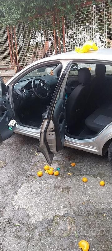 Usata Ford Fiesta Ambiente 75 CV (55 kW) 2004 Grigio Berlina