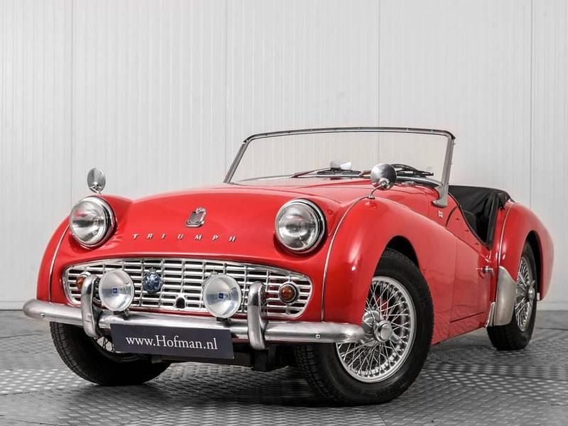 Usata Triumph TR3 101 CV (74 kW) 1959 Rosso Cabrio