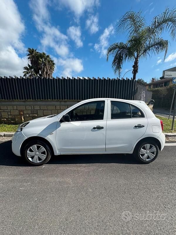 Usata Nissan Micra Visia 80 CV (58 kW) 2013 Bianco Utilitaria