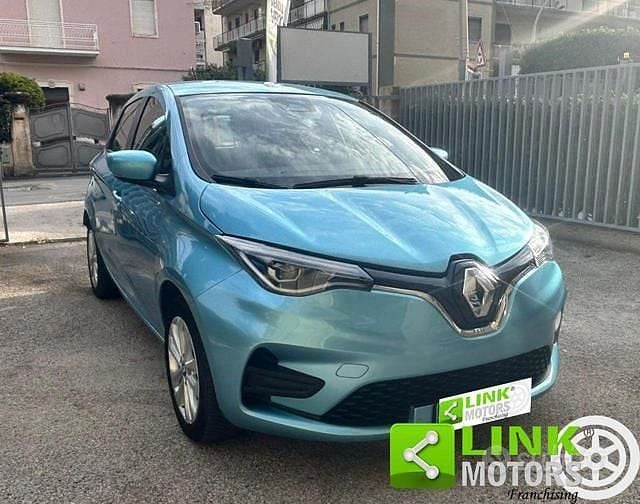 Usata Renault Zoe Intens 100 kW (136 CV) 2021 Blu Utilitaria