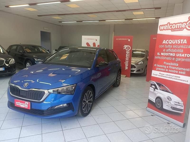 Usata Skoda Scala Ambition 116 CV (85 kW) 2020 Blu Utilitaria