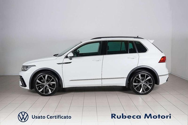 Usata VW Tiguan R-line 150 CV (110 kW) 2022 Bianco SUV