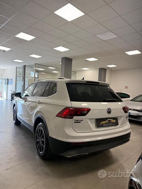 Usata VW Tiguan Allspace Advance 190 CV (139 kW) 2018 Bianco SUV