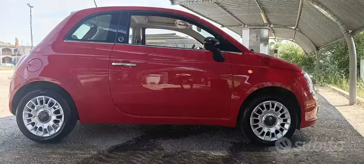 Usata Fiat 500 69 CV (50 kW) 2009 Rosso Berlina