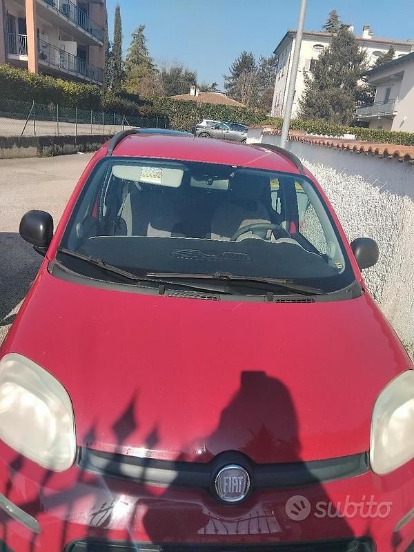 Usata Fiat Panda 2012 Rosso Utilitaria