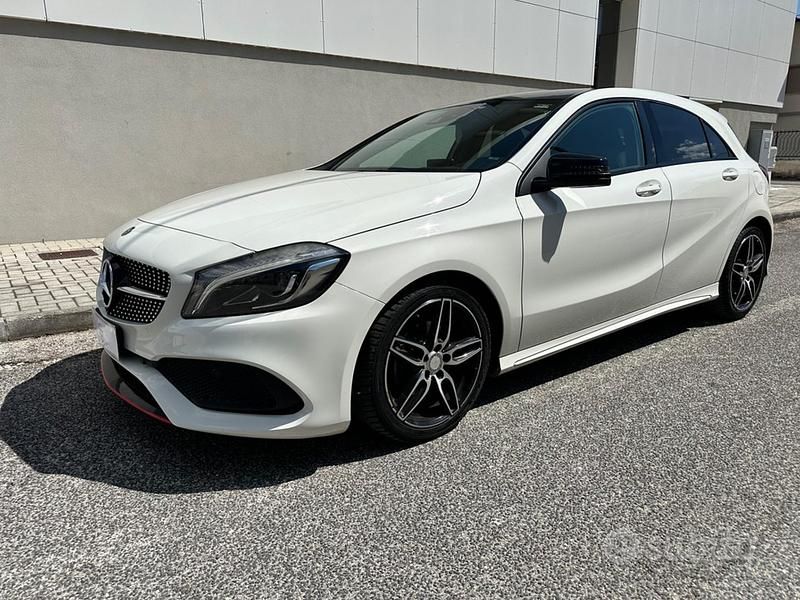 Usata Mercedes A180 Premium 109 CV (80 kW) 2016 Bianco Berlina