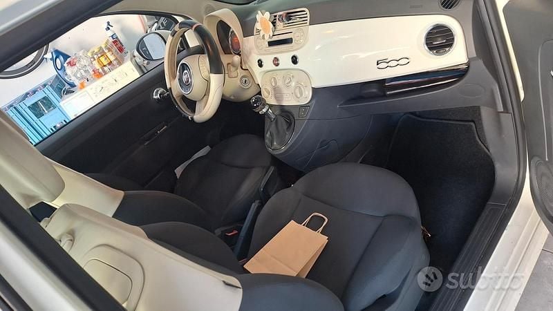 Usata Fiat 500 Lounge 69 CV (50 kW) 2012 Bianco Berlina