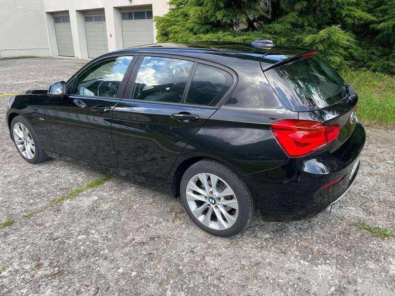 Usata BMW 118 Sport Line 150 CV (110 kW) 2017 Nero Utilitaria