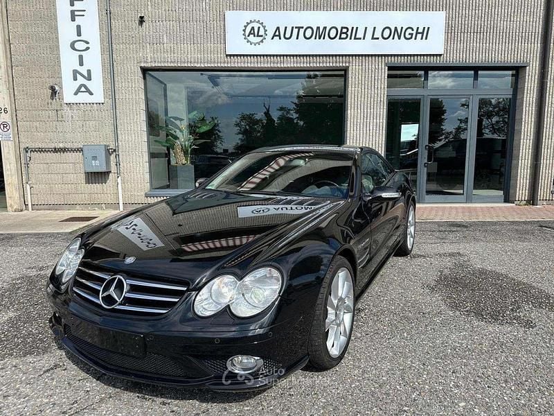 Usata Mercedes SL55 AMG AMG 500 CV (367 kW) 2002 Nero Cabrio
