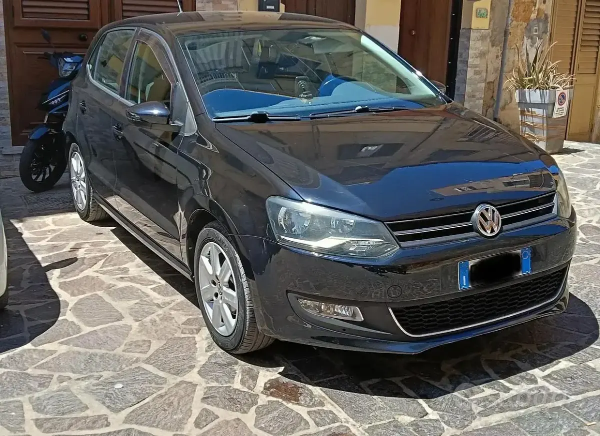 Usata VW Polo 90 CV (66 kW) 2010 Nero Utilitaria
