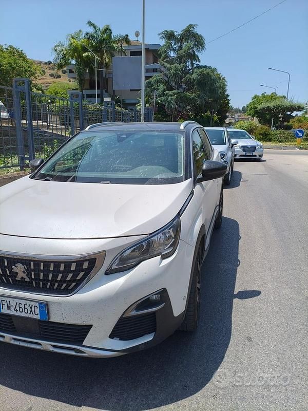 Usata Peugeot 3008 Allure 130 CV (95 kW) 2019 Bianco Berlina