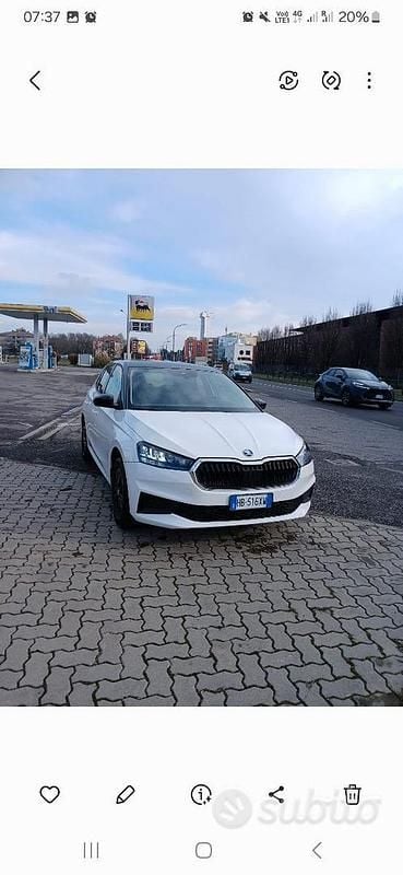 Usata Skoda Fabia 2024 Bianco Utilitaria