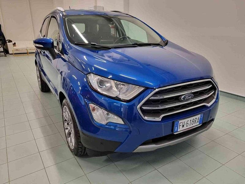Usata Ford Ecosport Titanium 125 CV (91 kW) 2019 Blu perlato SUV