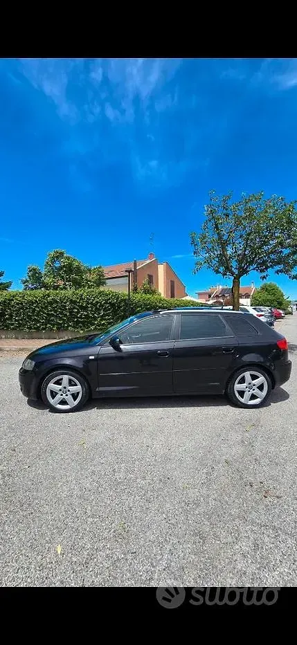 Usata Audi A3 2008 Nero Utilitaria