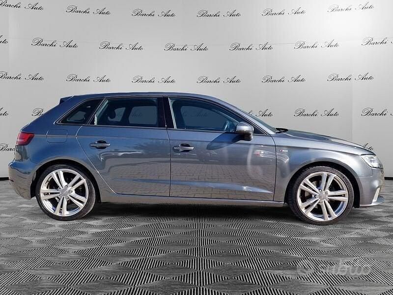 Usata Audi A3 S-Line 150 CV (110 kW) 2017 Grigio Berlina