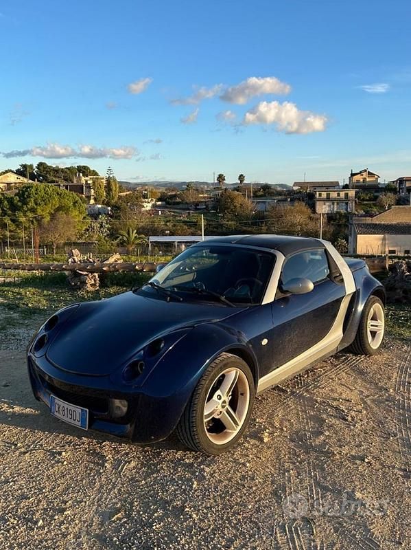 Begagnad Smart Roadster 82 HK (60 kW) 2003 Blå Cab