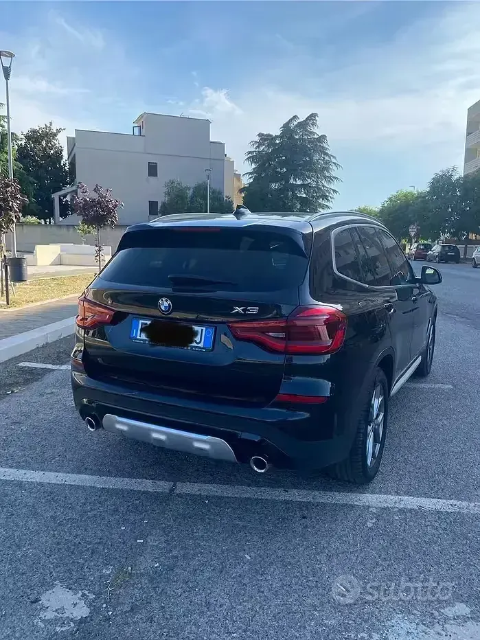 Usata BMW X3 xLine 190 CV (139 kW) 2018 Nero SUV