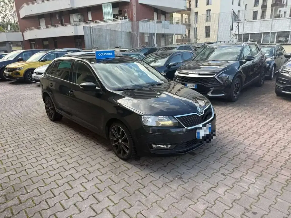 Usata Skoda Rapid Design Edition 90 CV (66 kW) 2018 Nero Utilitaria
