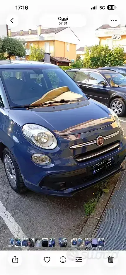 Usata Fiat 500L 95 CV (69 kW) 2019 Bluazzurro Monovolume