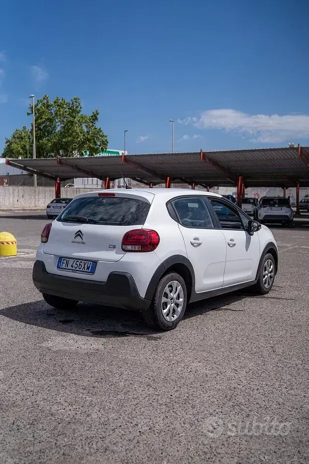 Usata Citroën C3 Feel 82 CV (60 kW) 2018 Bianco Utilitaria