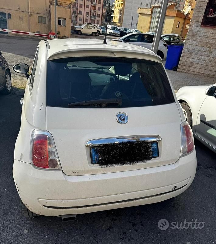 Usata Fiat 500 2009 Bianco Cabrio