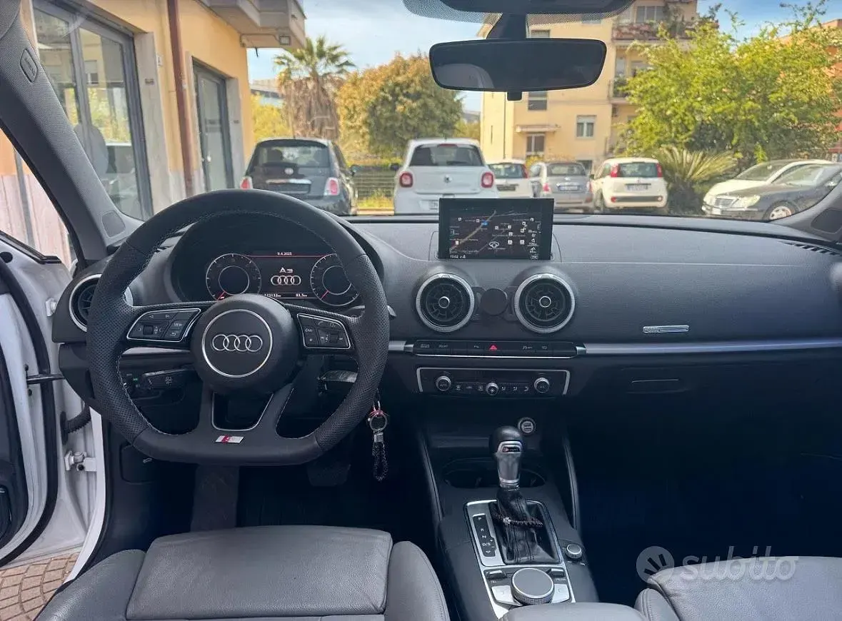 Usata Audi A3 150 CV (110 kW) 2020 Bianco Berlina