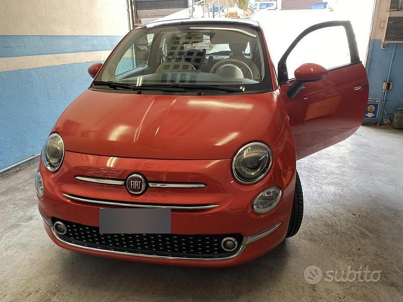 Usata Fiat 500 Lounge 69 CV (50 kW) 2017 Rosso Berlina