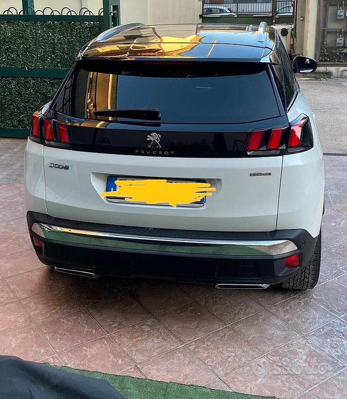 Usata Peugeot 3008 120 CV (88 kW) 2019 Bianco Monovolume